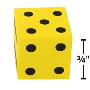 Teacher Created Resources Traditional Foam Dice, Grades K-4, 20/Pack