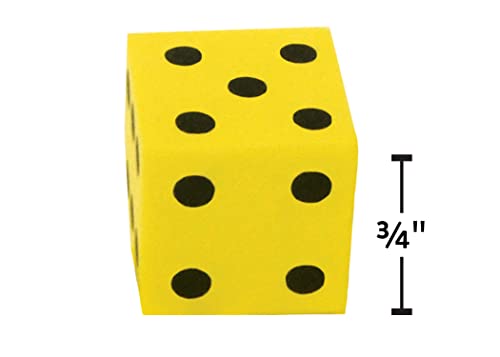 Teacher Created Resources Traditional Foam Dice, Grades K-4, 20/Pack