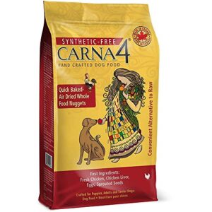 carna4 hand crafted dog food, 6-pound, chicken