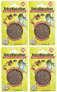 tetravacation 14-day feeder for tropical fish. 4 pack (4.24 oz total).