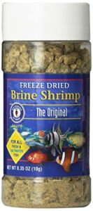 san francisco bay brand asf71104 freeze dried brine shrimp for fresh and saltwater fish, 10gm