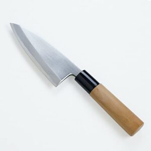 "honmamon" deba knife 120mm for left hander made of shirogami steel