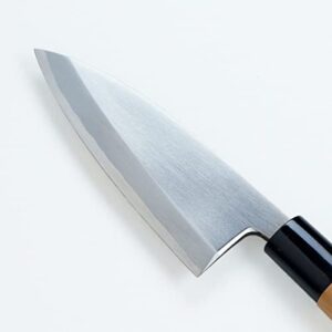 "HONMAMON" Deba Knife 120mm For Left Hander made of Shirogami Steel