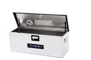lund 288273a 36-inch aluminum atv storage box, diamond plated, silver