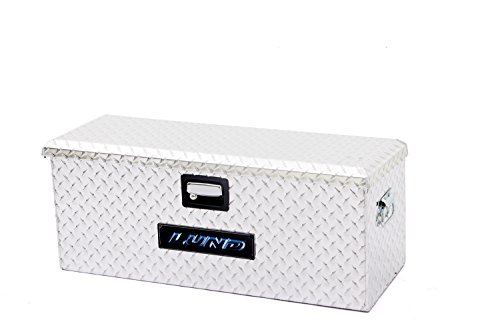 Lund 288273A 36-Inch Aluminum ATV Storage Box, Diamond Plated, Silver