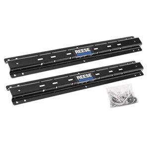 reese 30153 outboard fifth wheel trailer hitch mounting rails only - 10-bolt, 48" width