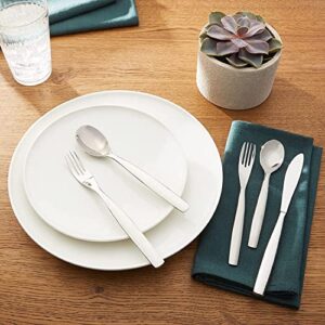 Ginkgo International Charlie 42-Piece Stainless Steel Flatware Place Setting, Service for 8 Plus 2-Piece Hostess Set