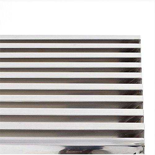 Modway Medium Gridiron Stainless Steel Bench