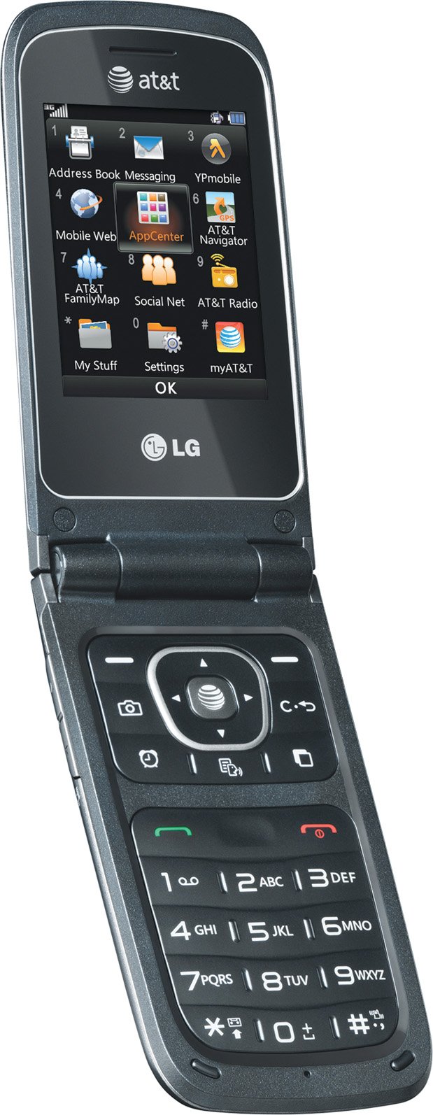 LG A340, Silver (AT&T)