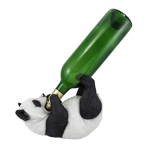 Things2Die4 Adorable Baby Panda Tabletop Wine Bottle Holder