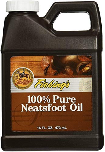 Fiebing's 100% Pure Neatsfoot Oil - Natural Leather Preservative - Great for Boots, Baseball Gloves, Saddles and More