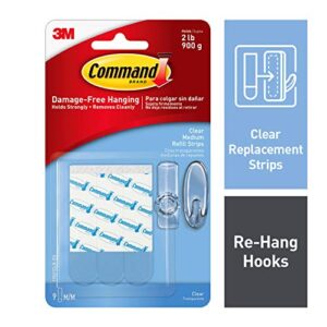 command clear replacement strips, 6-packages (54 strips total) (17021clr-es)