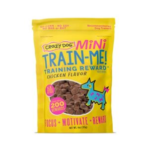 crazy dog train-me! training reward mini dog treats