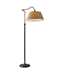 adesso 3349-26 rodeo floor lamp, 61 in., 150 w incandescent/equiv. cfl, antique bronze, 1 floor lamp