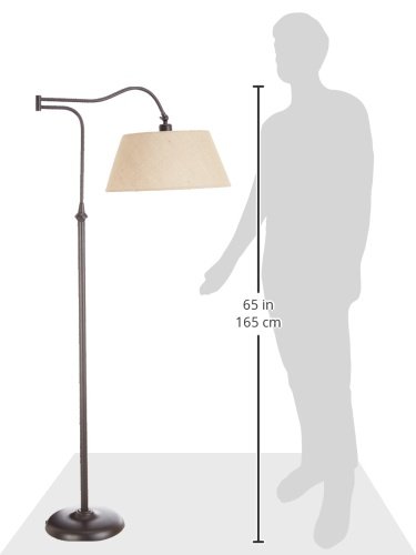 Adesso 3349-26 Rodeo Floor Lamp, 61 in., 150 W Incandescent/equiv. CFL, Antique Bronze, 1 Floor Lamp