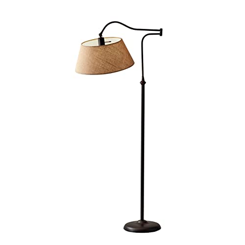 Adesso 3349-26 Rodeo Floor Lamp, 61 in., 150 W Incandescent/equiv. CFL, Antique Bronze, 1 Floor Lamp