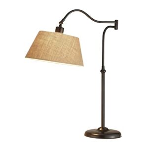 adesso 3348-26 rodeo 27" table lamp, smart outlet compatible
