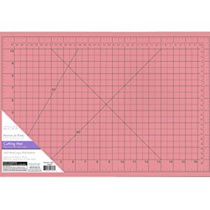 Scrappin' Gear Self-Healing A3 Cutting Mat with Grids, 12-Inch x 17.75-Inch