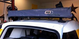 arb 814301 retractable awning 1250 x 2100 mm 4x4 accessories, self-standing retractable awnings fit onto the side of most roof racks and roof bars