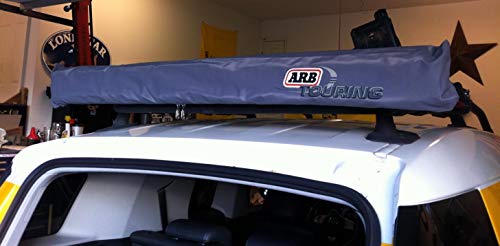 ARB 814301 Retractable Awning 1250 x 2100 mm 4x4 Accessories, self-Standing Retractable awnings fit onto The Side of Most roof Racks and roof Bars