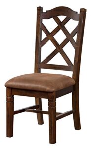 sunny designs sedona side chair, dark chocolate