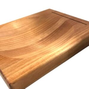 Alaska Ulu Alder Wood Chopping Bowlboard Top Slot