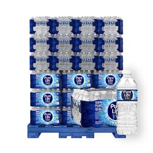 pure life purified bottled water, 1/2 liter (16.9 oz) - 78 case pallet…