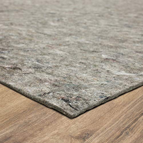 Mohawk Home Dual Surface Rug Pad Utility Solid Grey Rug Pad, 1/4" Thick (3' x 8')