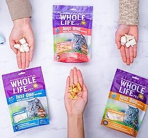 Whole Life Pet Just One Turkey - Cat Treat Or Topper - Human Grade, Freeze Dried, One Ingredient - Protein Rich, Grain Free, Made in The USA