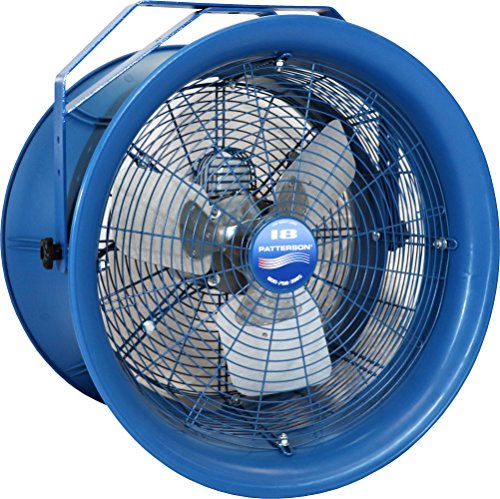 Patterson Fan H18A High Velocity Fan, Yoke Mount,1 PH 115/220v