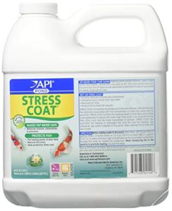 pondcare 317163041406 140d 64 oz stress coat fish and water conditioner