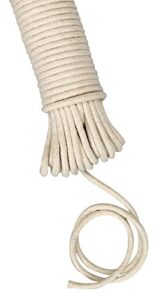household essentials 04800 all-purpose cotton clothesline rope | 100 ft length | 3/16-inch dia
