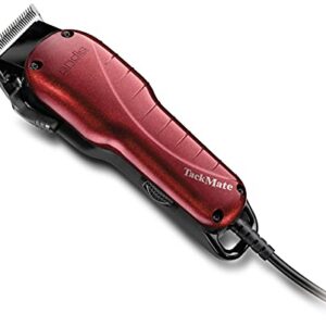 Andis Tackmate Adjustable Equine Grooming Blade Clipper, Burgundy, Model US-1 (66295), 1.1 Pound