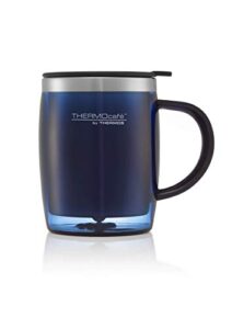 thermos thermocafé translucent desk mug, midnight blue, 450 ml