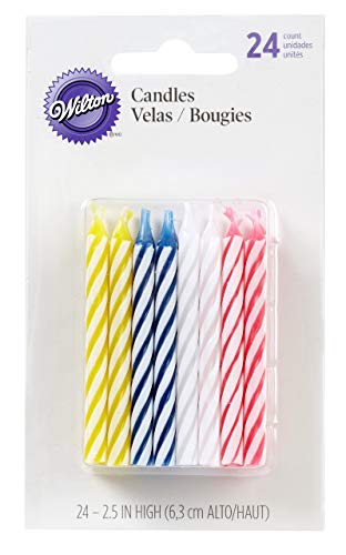 Wilton Birthday Candle, 2 5 inch, Colorful