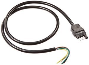 wesbar 787264 trailer end connector wire, black