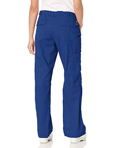 KOI Women's Lindsey Ultra Comfortable Cargo Style Scrub Pants, Galaxy, Medium