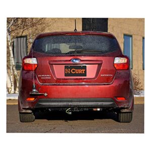 CURT 11286 Class 1 Trailer Hitch, 1-1/4-Inch Receiver, Compatible with Select Subaru Impreza, XV Crosstrek , Black