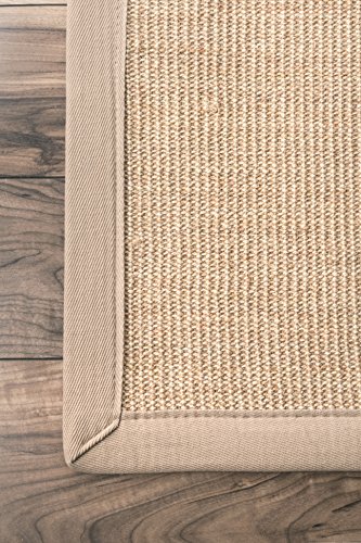 nuLOOM Orsay Casual Sisal Area Rug, 4' x 6', Beige