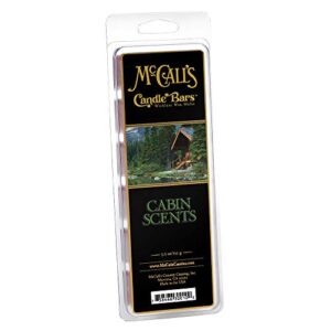 mccall's candle bars | cabin scents | highly scented & long lasting | premium wax & fragrance | made in the usa | 5.5 oz