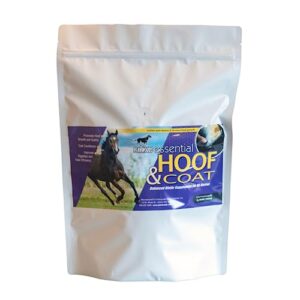pennwoods essential hoof & coat - horse supplement with biotin for optimal equine hoof growth, healthy coat & nutritional balance, 4lb bag