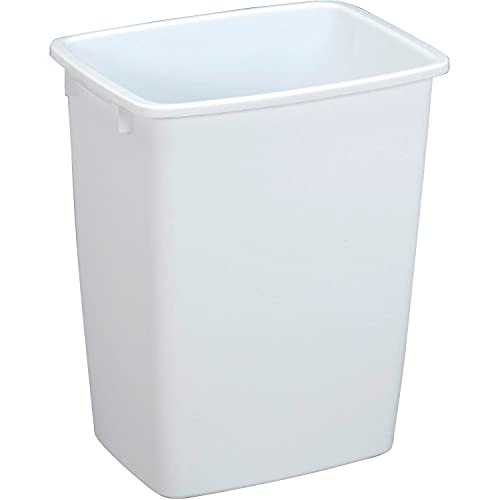 Rubbermaid FG2806TPWHT 36 Quart White Open Wastebasket