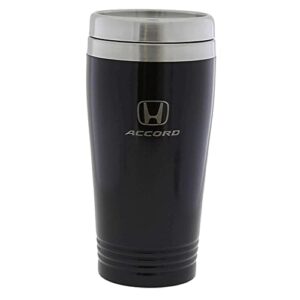 honda accord black stainless steel travel mug