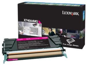 lexmark x746a1mg return program toner, 7,000 page-yield, magenta