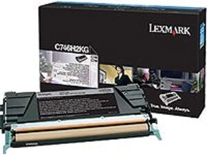 lexmark c746h2kg high-yield toner, 12,000 page-yield, black