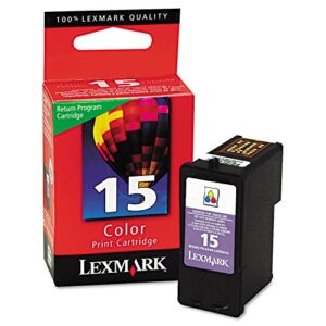 lexmark 18c2110 15 x2600 x2650 x2670 z2300 z2320 color ink cartridge in retail packaging