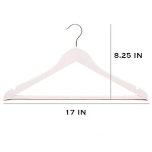 IKEA Hanger Wood Clothes Coat (8 Pack) White Bumerang