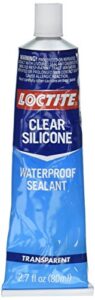 loctite 2.7 oz tub clear silicone waterproof sealant