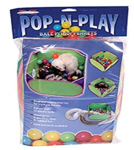 marshall pet products ferret pop-n-play ball pit, all breed sizes