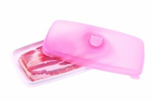msc international joie oink piggy airtight bacon keeper storage container pod, a, pink